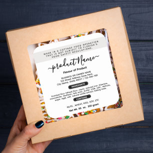 Étiquette de cuisine de la Floride élégant