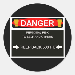 étiquette de danger