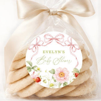Étiquette de faveur à carreaux pour Baby Shower Be