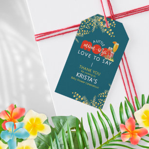 Étiquette de faveur de Baby Shower Mom-osa