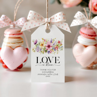Étiquette de faveur de cadeau de douche de mariage