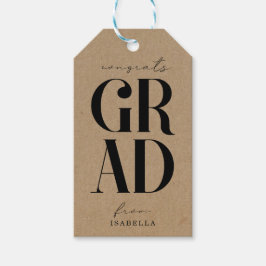 Étiquette de faveur de cadeau de remise de diplôme