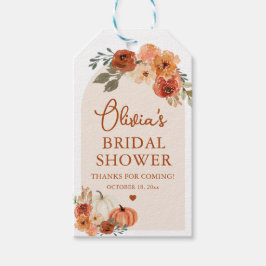Étiquette de faveur de douche de mariage bohème de
