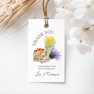 Étiquette de faveur de marché de fermier