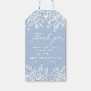 Étiquette de Faveur de Réception de Mariage Floral