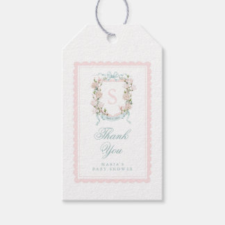 Étiquette de faveur Magnolia Crest | Nœud papillon