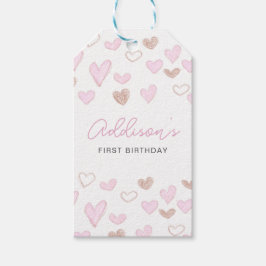 étiquette de faveur valentine