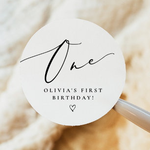 Étiquette de Favori pour Premier Anniversaire avec