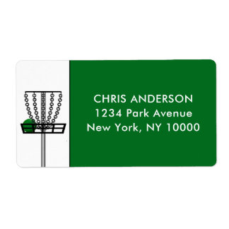 Étiquette de golf sur disque