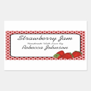 Étiquette de jar personnalisé pour confiture de fr