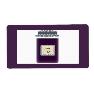 Étiquette de Jelly Jar