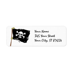 Étiquette de jolly roger