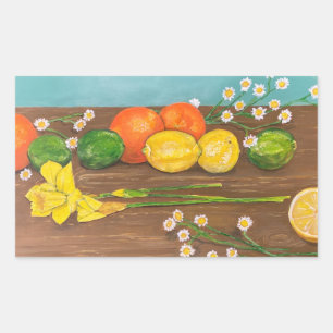 étiquette de jonquille