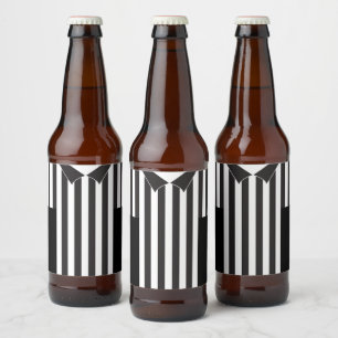 Étiquette de la bière d'arbitre sportif
