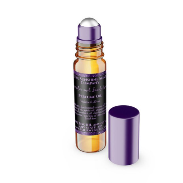 Étiquette de la bouteille à rouleaux de Parties sc (Créateur téléchargé)