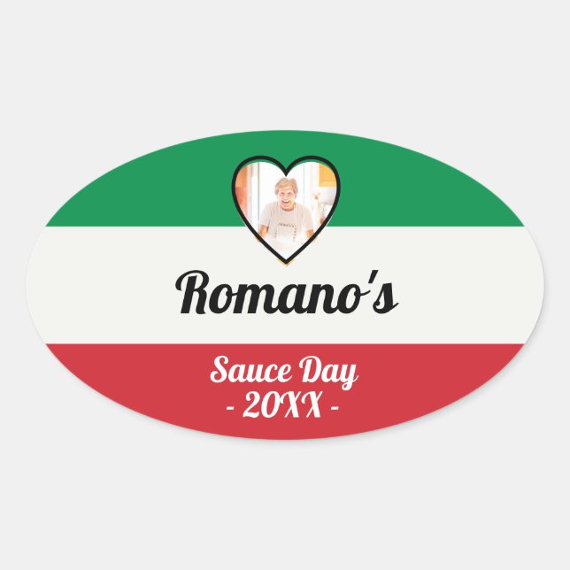 Étiquette de la journée de la Sauce familiale ital (Devant)