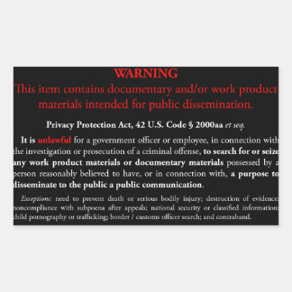 Étiquette de la Loi sur la protection des renseign