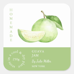 Étiquette de la petite entreprise de Guava