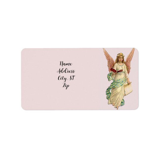 Étiquette de l'adresse de retour Angel (Devant)