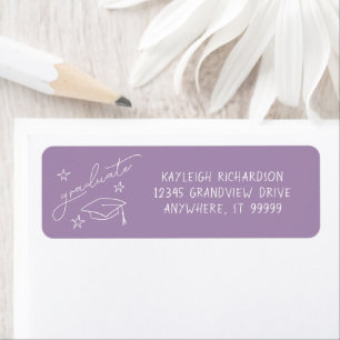 Étiquette de l'adresse de retour de l'étudiant sim