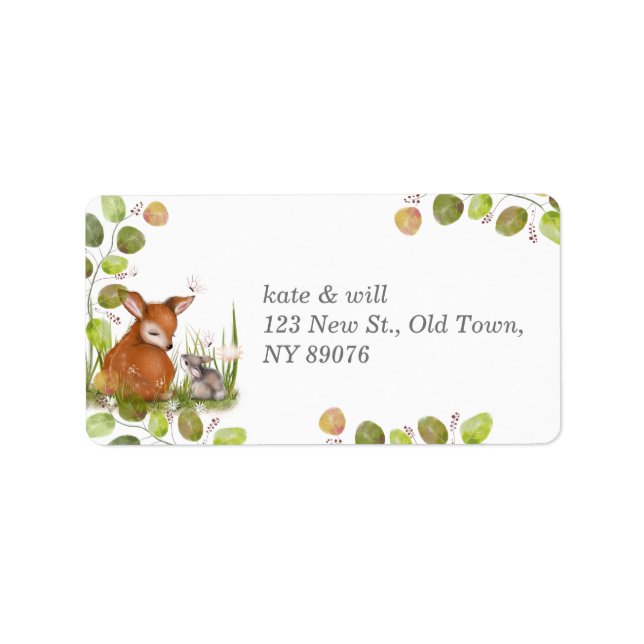Étiquette de l'adresse de retour des animaux de bo (Devant)