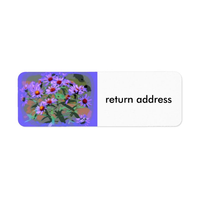 étiquette de l'adresse de retour des maîtres pourp (Devant)