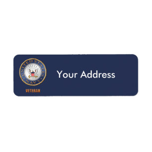 Étiquette de l'adresse de retour des vétérans de l