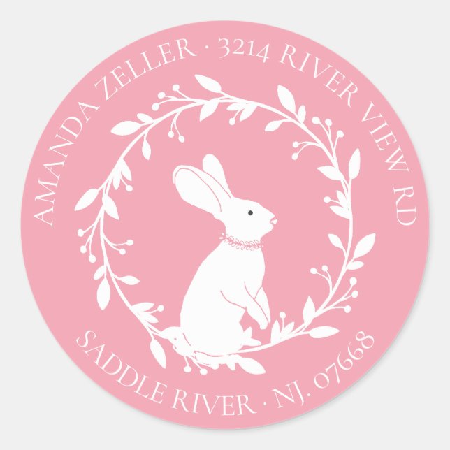 Étiquette de l'adresse de retour du Baby shower BU (Devant)