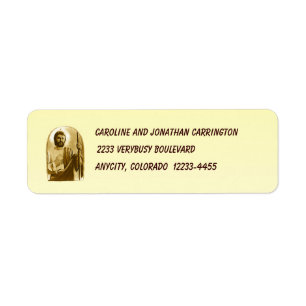 Étiquette de l'adresse de retour St. Jude