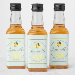 Étiquette de Limoncello fait maison sur mesure