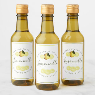 Étiquette de Limoncello fait maison sur mesure