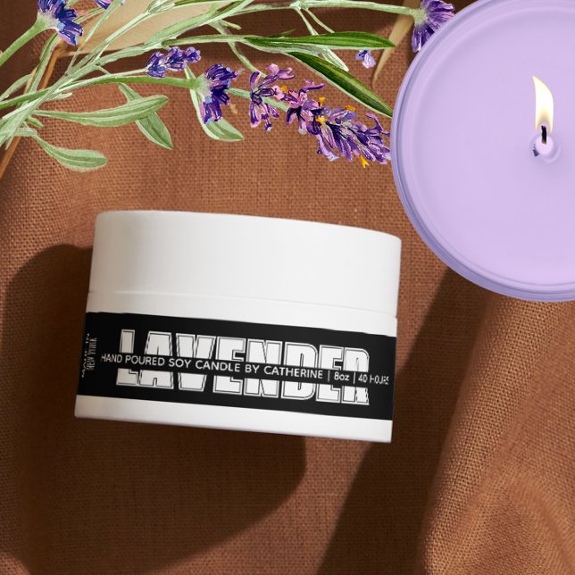 Étiquette de logo mince noir et blanc (Créateur téléchargé)