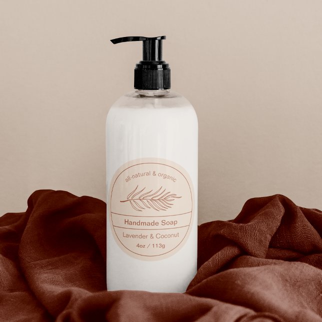 Étiquette de logo rose Dusty (Créateur téléchargé)