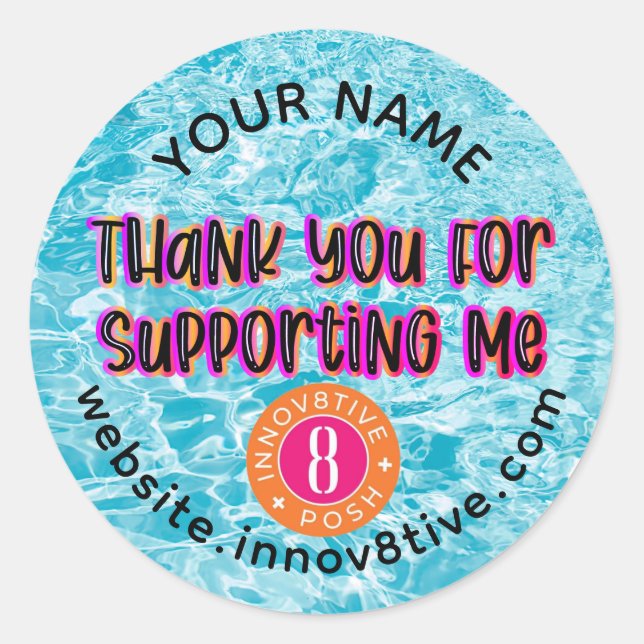 étiquette de Merci (Devant)