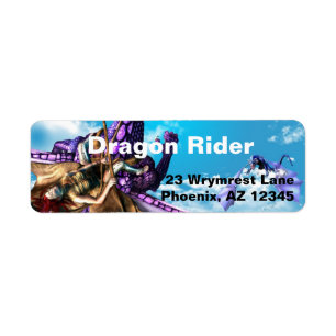 Étiquette de messagerie Dragon