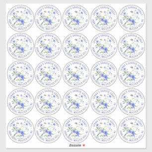 étiquette de miel imperméable de 2,5 pouces et Fle