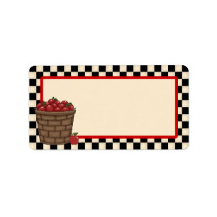 Étiquette de mise en boîte d'étiquette