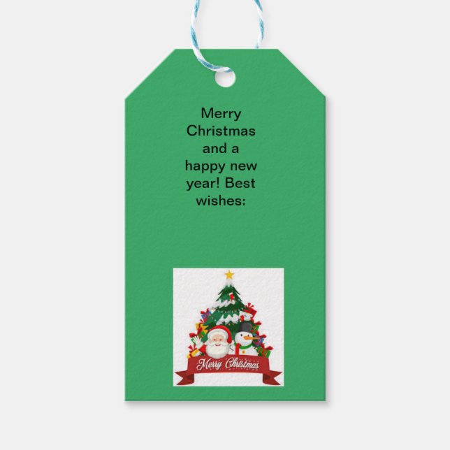 étiquette de Noël (Devant)