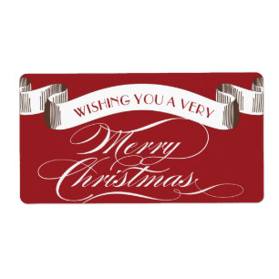Étiquette de Noël très Joyeux