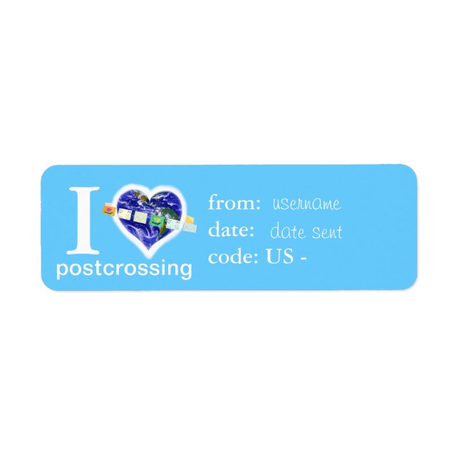 Étiquette de nom de plaisir après la traversée (Devant)