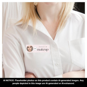 Étiquette de nom de professionnel de la beauté MUA