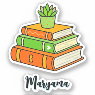 Étiquette de nom d'enseignant personnalisée (Livre