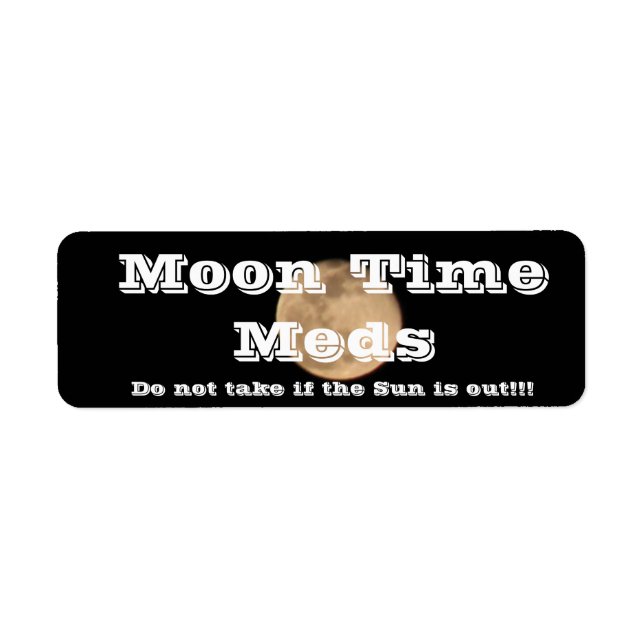 Étiquette de nuit (Devant)