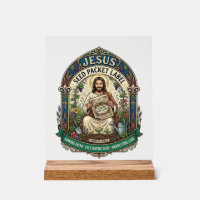 étiquette de paquet de graines de Jésus étiquette