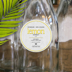 Étiquette de personnalisation de bouteille d'extra