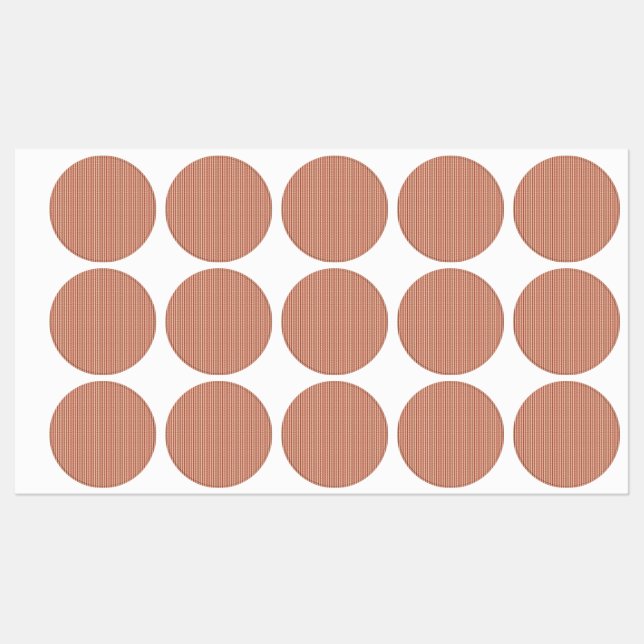 Étiquette de pot de ferme rouge rustique (Feuille)
