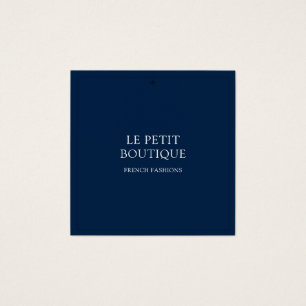 Étiquette de prix à bascule simple bleu marine de
