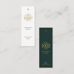 Étiquette de prix avec logo d'entreprise pour les 