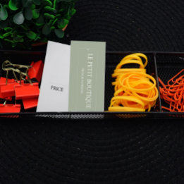 Étiquette de prix de taille simple