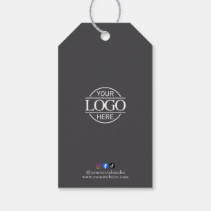 Étiquette de prix de vêtements avec logo d'entrepr